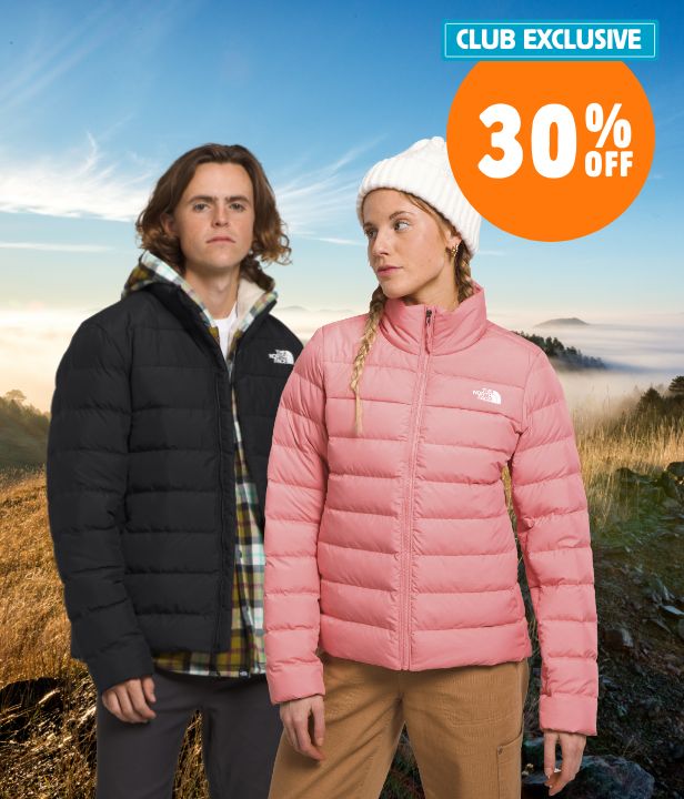 CLUB EXCLUSIVE 30% Off All Clothing by The North Face, Helly Hansen, Columbia & Mountain Designs