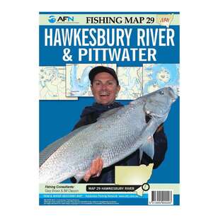 AFN Waterproof Fishing Map #29 Hawkesbury River White