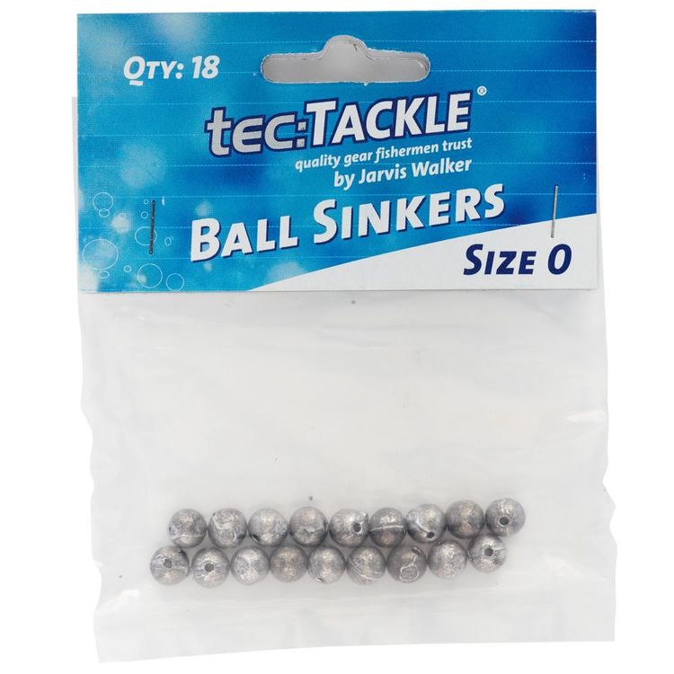 Jarvis Walker Tec Tackle Ball Sinkers Small Pack