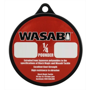 Wasabi 1/4lb Spool Line Clear 40 lb