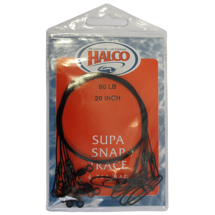Halco Supa Snap 20 Inch Traces Black