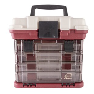 Plano 1354 4-By 3500 Rack System Tackle Box Clear