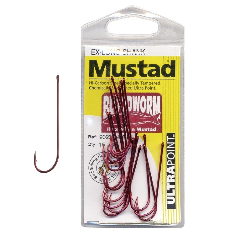 Mustad 90234NPNR Bloodworm Hook Pack