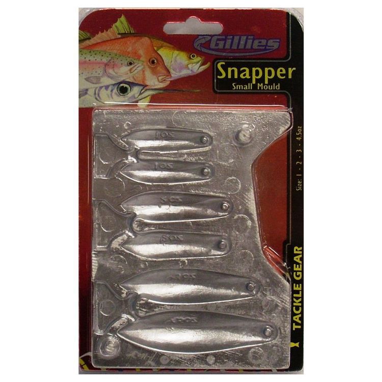 Gillies Snapper Small Mould Sinker Pack