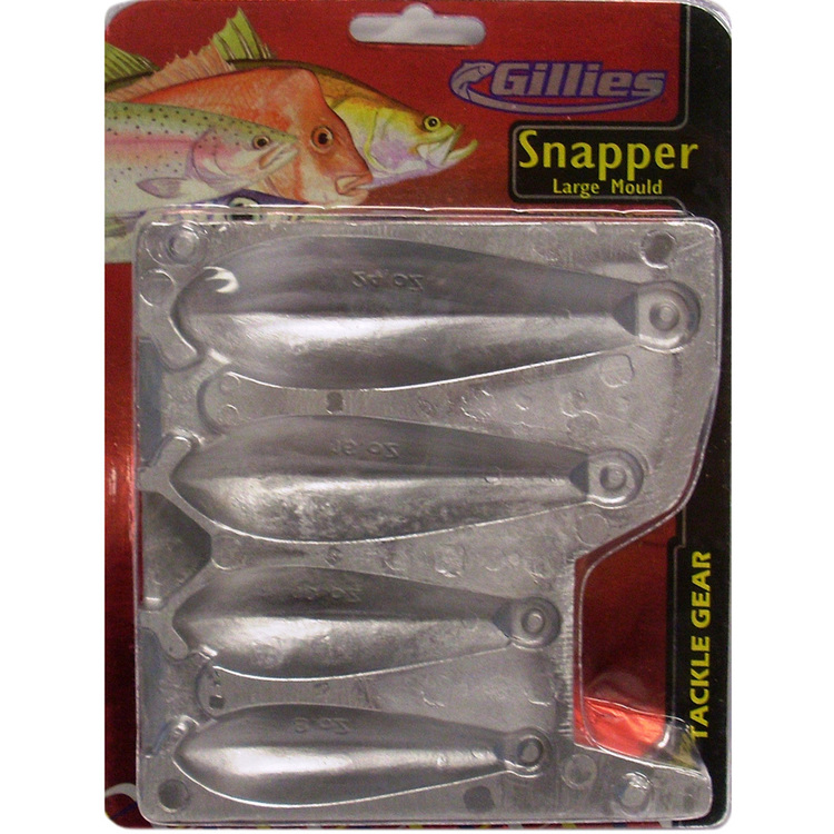 Gillies Snapper Large Mould Sinker Pack