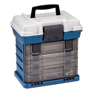 Plano 1364 4-By 3600 Rack System Tackle Box Blue & Clear