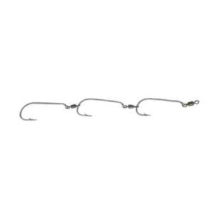 Mustad Pre-Rigged Deluxe Swivel Gang Hooks 3 Sets