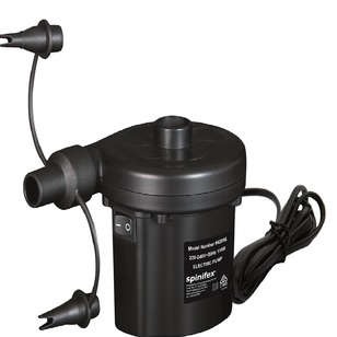 Spinifex 240V Electric Air Pump Black Black
