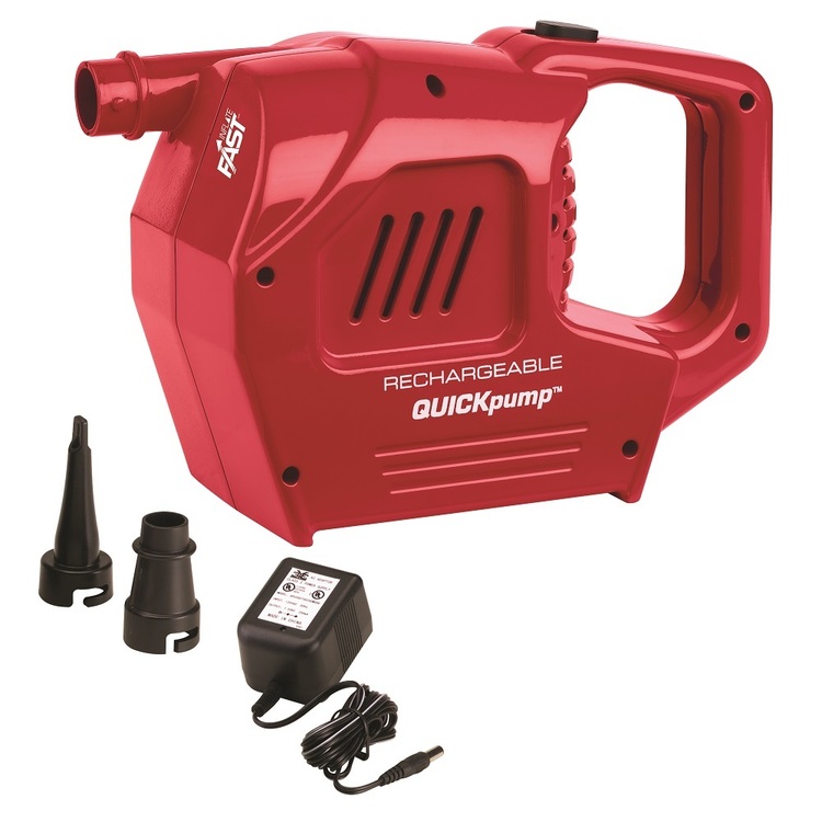 Coleman Rechargeable Quickpump 120V/240V Red Red