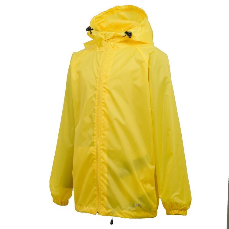 Cape Kids' Pack It Rain Jacket Yellow