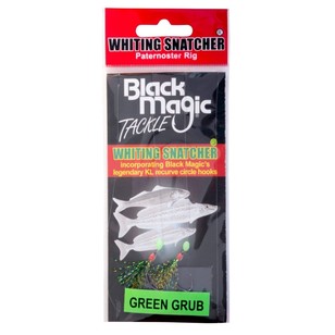 Black Magic Snatcher Rig Black Magic Whiting Snatcher Rig Pack Green Grub | Anaconda