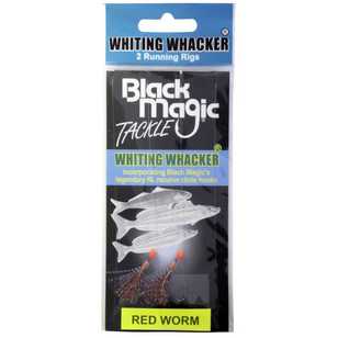 Black Magic Whiting Whacker Rig Pack Red Worm