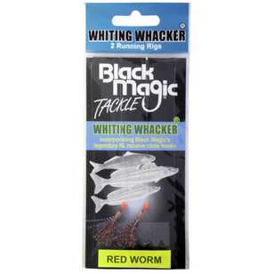 Red Worm Magic Thread Black Magic Whiting Whacker Rig Pack Red Worm | Anaconda