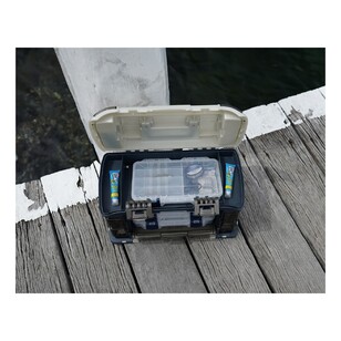 Plano 728 3600 Angled System Tackle Box Blue & Clear