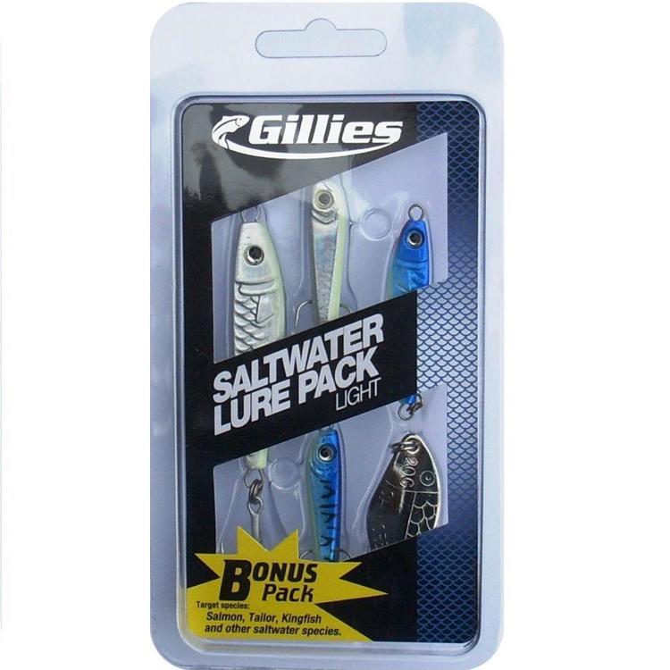 Gillies Saltwater Lure Pack Blue Light