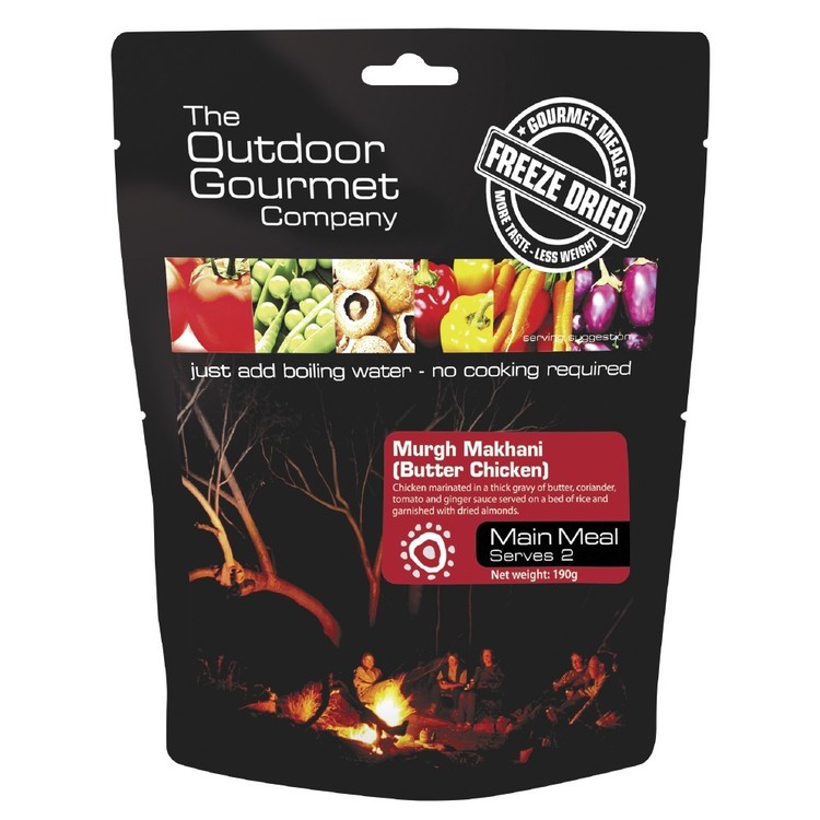 The Outdoor Gourmet Company Butter Chiken  Double Serve