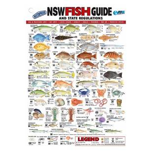 Australian Fishing Network State Fish ID Card New South Wales