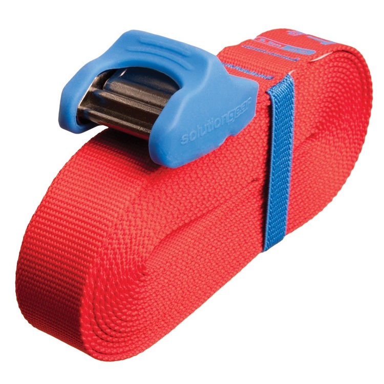 Sea to Summit Heavy Duty Tie Down With Silicone Cam Cover Red & Blue 5.5 m