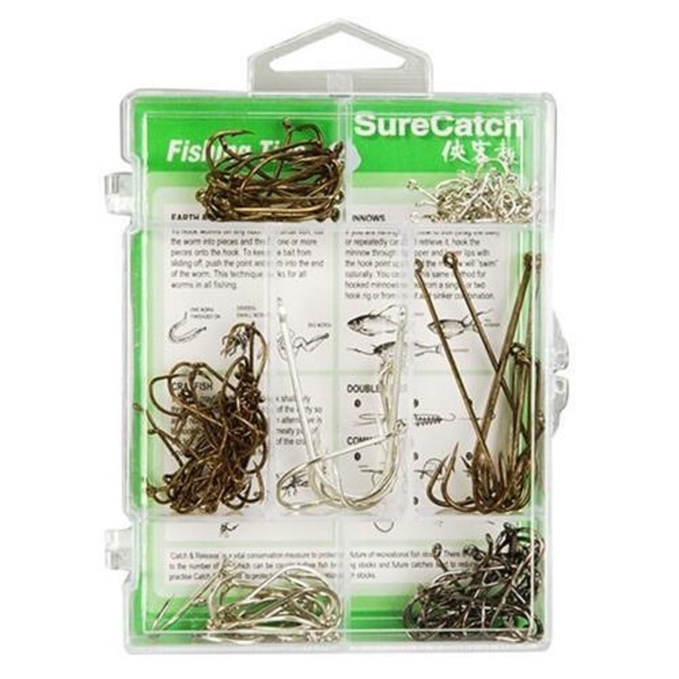 SureCatch 140 Piece Assorted Hook Pack