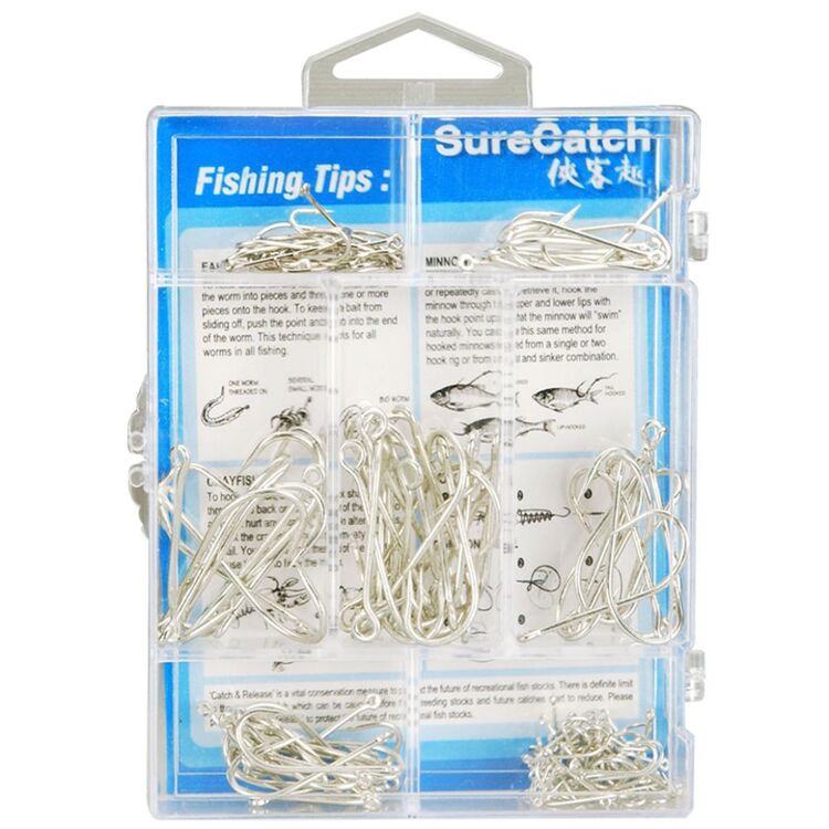 SureCatch 140 Piece Assorted Kirby Fishing Hook Pack | Anaconda SureCatch 140 Piece Assorted Kirby Fishing Hook Pack | Anaconda