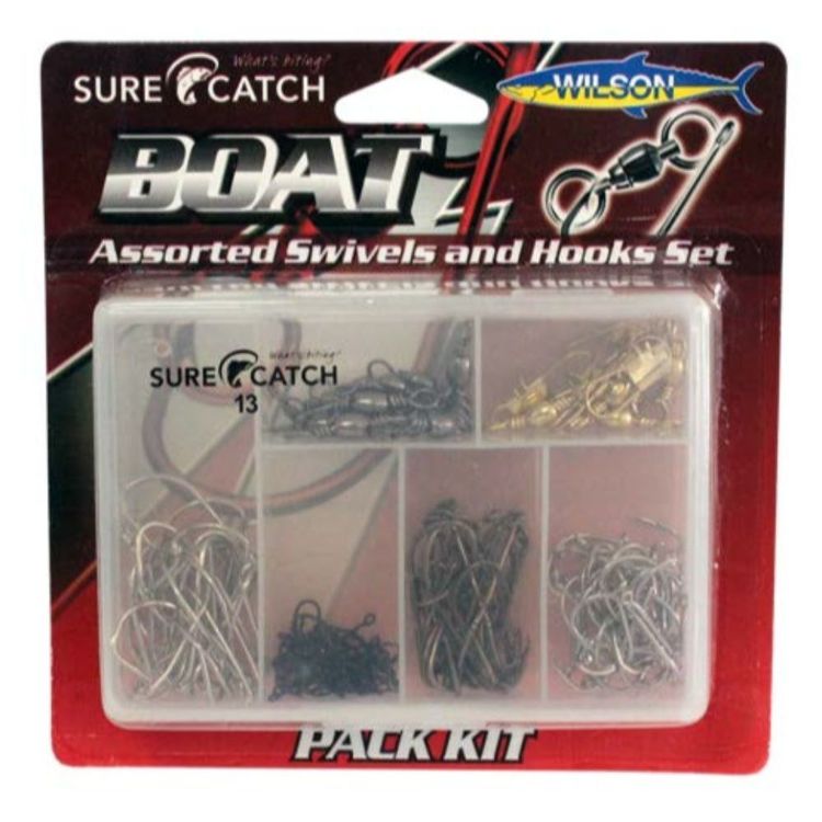 SureCatch Hook And Swivel Boat Pack