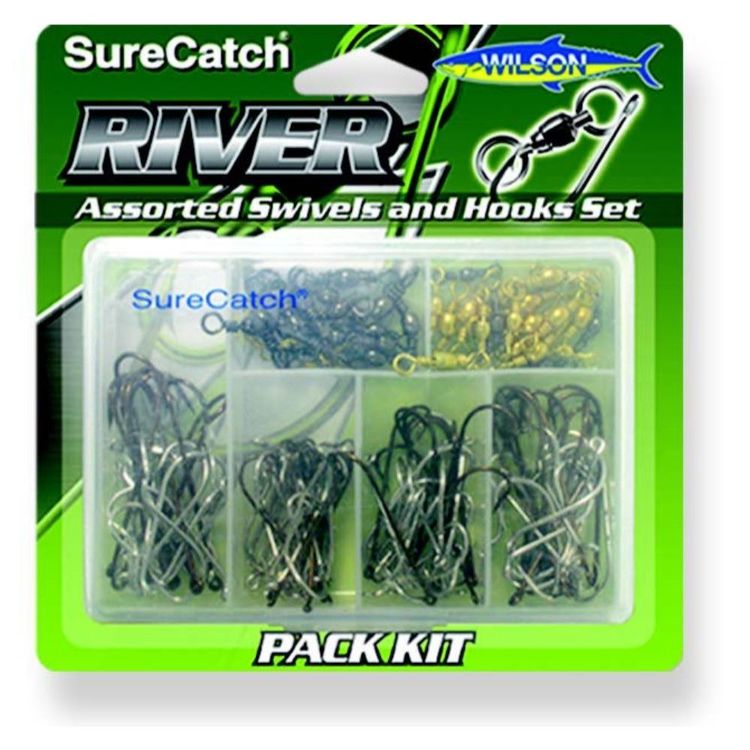 SureCatch Hook And Swivel River Pack