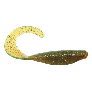 ZMan StreakZ Curly TailZ 4'' Lures 5 Pack Midnight Oil 4 in