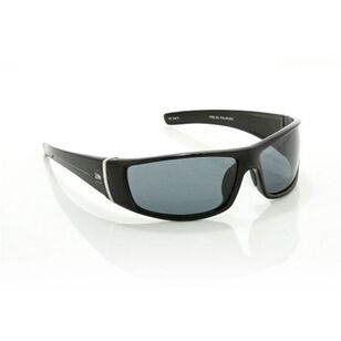 Carve DC Sunglasses Gloss Black & Grey Polarised One Size Fits Most