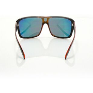 Carve Anchor Beard Iridium Sunglasses Gloss Black & Orange Iridium One Size Fits Most