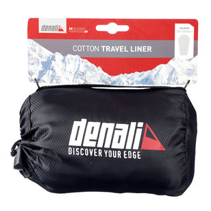 Denali Cotton Travel Sleeping Bag Liner Mummy White