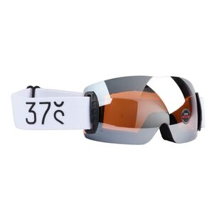 37 Degrees South Adults' Frameless Snow Goggles White One Size Fits Most