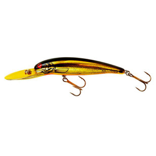 Bomber Deep Long A 24A 3.5 Inch Lure Gold Chrome & Orange Belly 89 mm