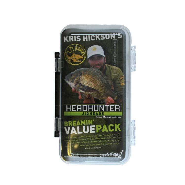 Tackle Tactics Head Hunter Breamin Jig Heads Value Pack Alloy