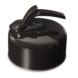 Campfire Stainless Steel Whistling Kettle Black 2L