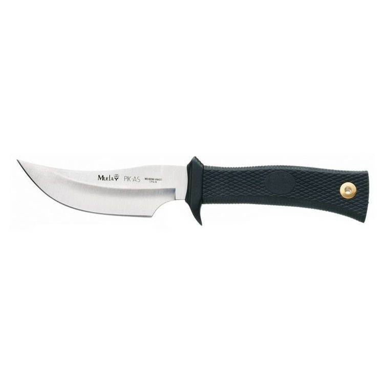Muela Skinner Knife Silver & Black