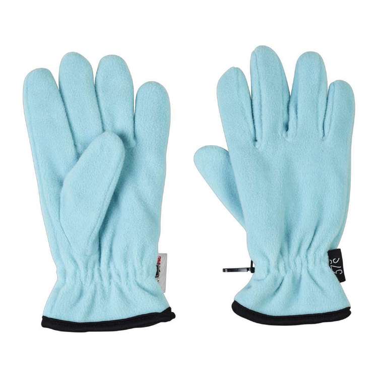 37 Degrees South Adults' Fleece Gloves Aqua Sky