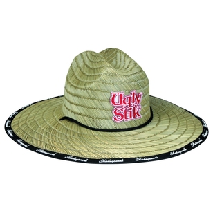 Ugly Stik Wide Brim Straw Hat One Size Fits Most