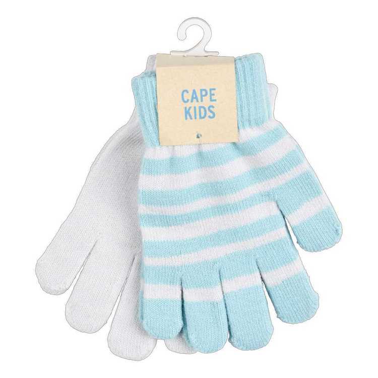 Cape Kids' Magic Gloves 2 Pack Mint & Silver One Size Fits Most
