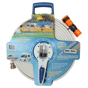 Explore 9M Flat Water Hose with Reel