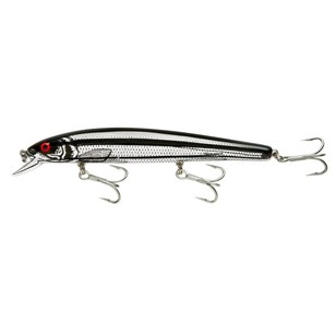 Bomber Saltwater Long A 16A 150mm Lure Chrome & Black Back