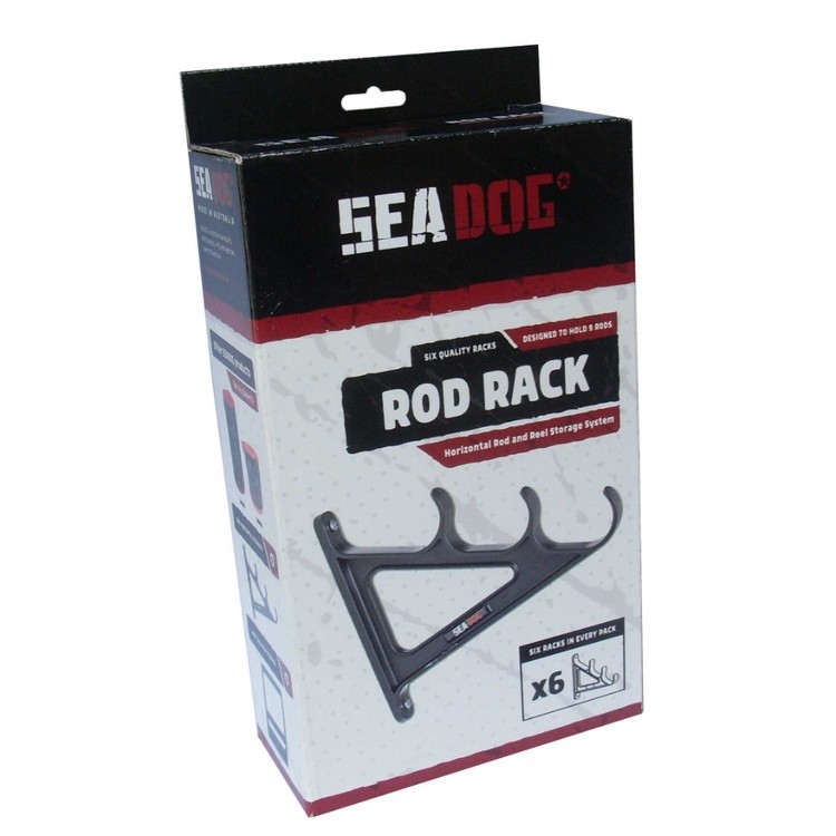 Sea Dog Horizontal Rod Rack 6 Pack