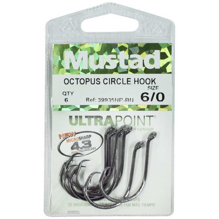 Mustad 39935NPBN Octopus Circle Hooks Pack