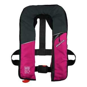 Marlin Adults' Inflatable Manual L150 PFD Pink