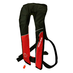 Marlin Adults' Inflatable Manual L150 PFD Red