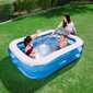 Bestway Inflatable Rectangular Family Pool Blue