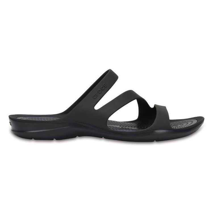 Crocs Women's Swiftwater Sandals Black & Black