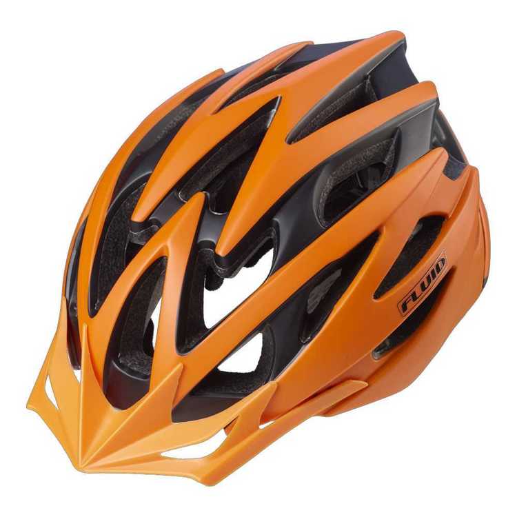 Fluid Adult's Rapid Burnt Orange Bike Helmet