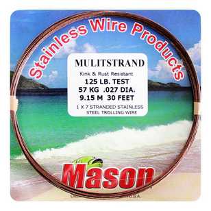 Mason Multistrand Wire Leader Brown