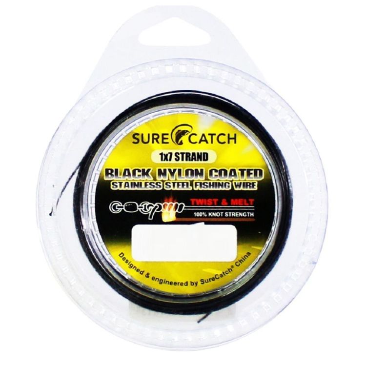 SureCatch Black Coat 10 Metre Wire