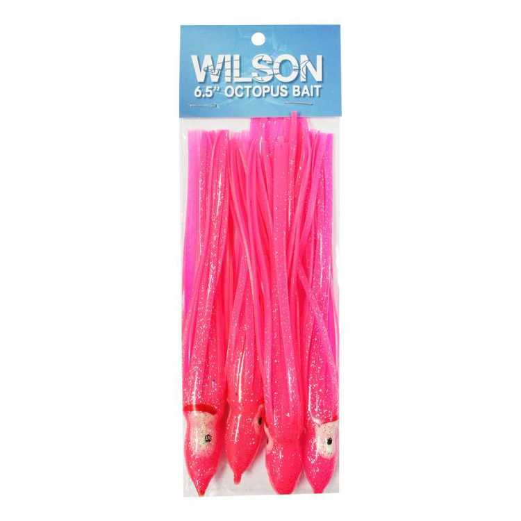 Wilson Vinyl Octopus Bait Skirted Lure Pink